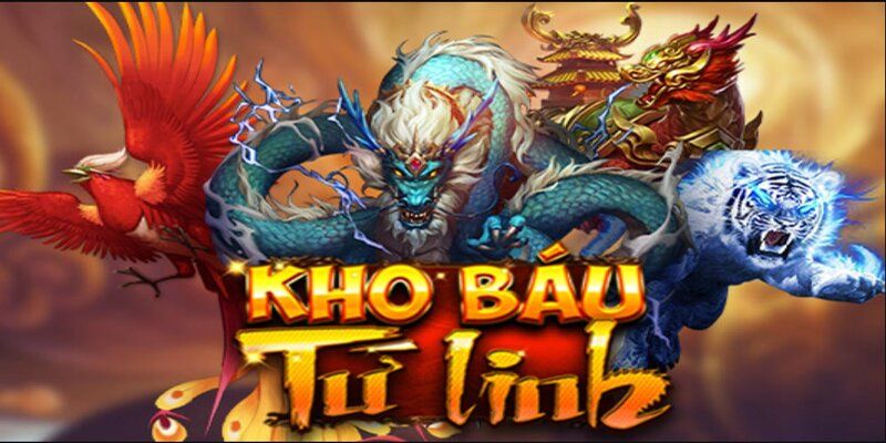 Kho Báu Tứ Linh Mở Cánh Cửa Thần Thoại Linh Thiêng Tại AW8 2 Hình ảnh linh vật rực rỡ dẫn lối người chơi vào kho báu Tứ Linh