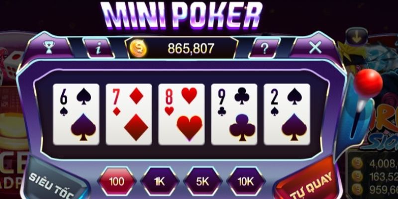Mini Poker AW8 Dễ Chơi Giao Diện Đẹp Và Cơ Hội Nhận Thưởng Lớn 2 Mini Poker AW8 kết hợp giữa hai kiểu trò chơi